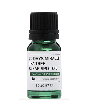 Some By Mi 30Days Miracle Tea Tree Clear Spot Oil - Масло для проблемной кожи с чайным деревом 10 мл - hairs-russia.ru